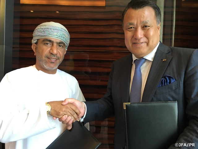 JFA signs on partnership with Oman