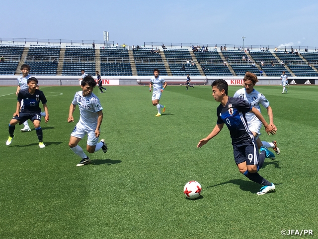 U-20日本代表候補トレーニングキャンプ　FC大阪と練習試合を実施