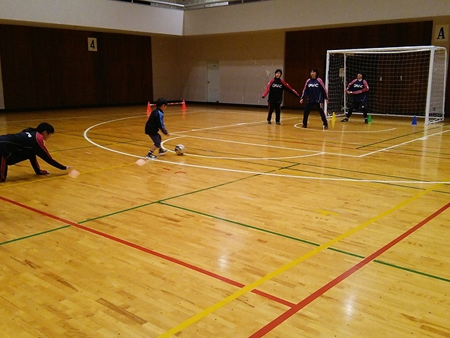JFAキッズ（U-8）サッカーフェスティバル 長野県塩尻市の塩尻市立体育館に、217人が参加！