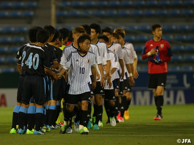 U-20日本代表　ジュビロ磐田との練習試合に1-0で勝利