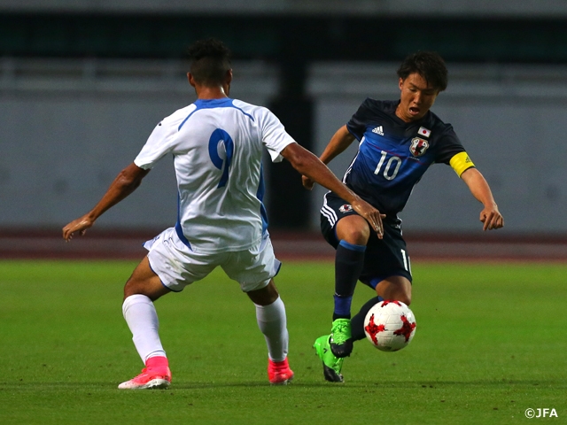 U-20日本代表　韓国入りを前に3-2でU-20ホンジュラス代表に勝利