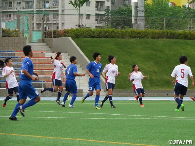 ユニバーシアード日本女子代表候補　帝京高校とのトレーニングマッチを実施