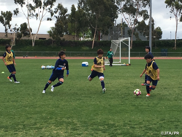 U-19日本女子代表　アメリカ遠征ロサンゼルスで始動