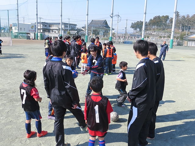 JFAキッズ（U-8）サッカーフェスティバル 栃木県佐野市の栃木県立佐野東高等学校に、109人が参加！