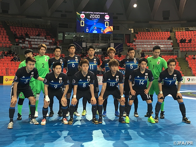 U-20フットサル日本代表　インドネシアと引き分け2戦連続のドロー　AFC U-20フットサル選手権