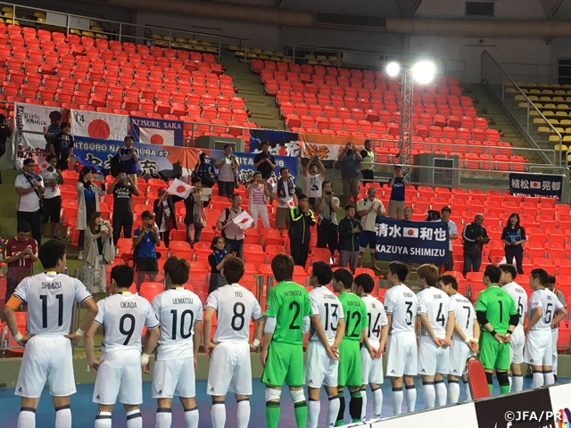 U-20フットサル日本代表　ベトナムに勝利し、決勝ラウンド進出　AFC U-20フットサル選手権
