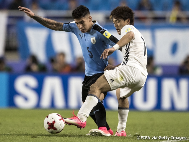 FIFA U-20ワールドカップ U-20日本代表、ウルグアイに敗れて1勝1敗に