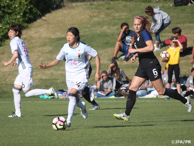 U-19日本女子代表　アメリカ遠征を2勝1分けで終える