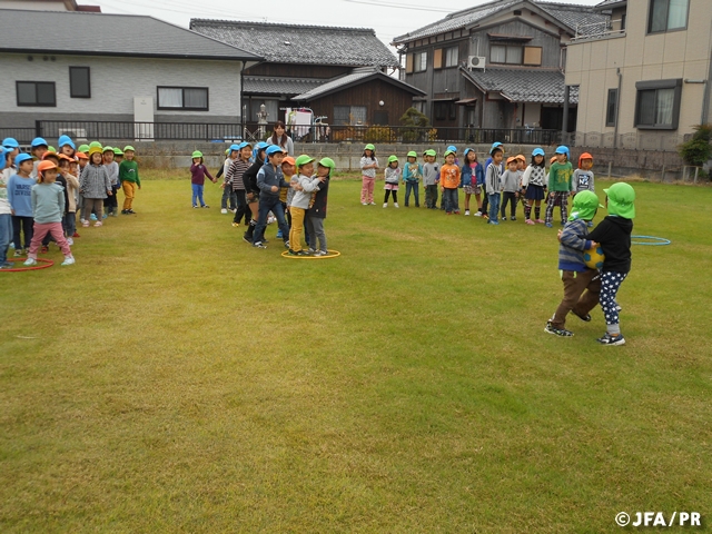 JFAグリーンプロジェクト活動報告「滋賀県 近江八幡市　金田東保育園」