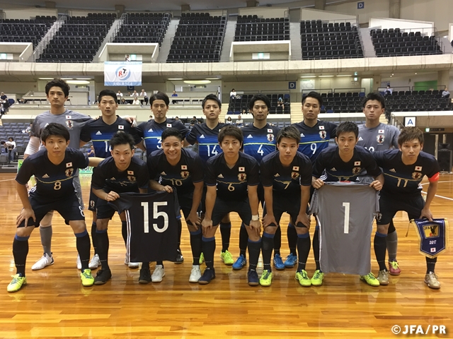 U-25フットサル日本代表　初戦トルクメニスタン代表と引き分ける　FUTSAL KOBE FESTA 2017 