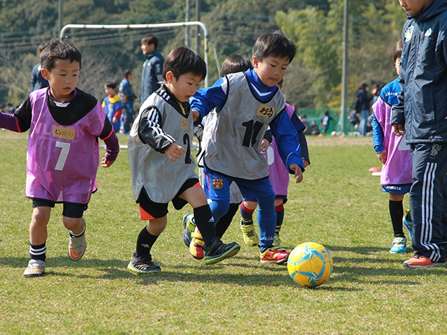 JFAフットボールデー 福岡県宗像市のグローバルアリーナに、408人が参加！