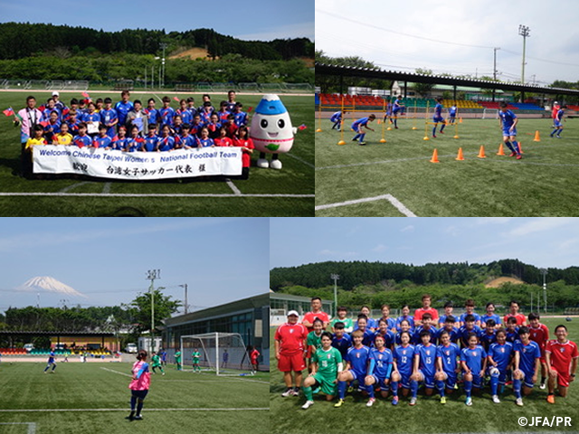 Chinese Taipei Women's National Team holds a training camp in Shizuoka