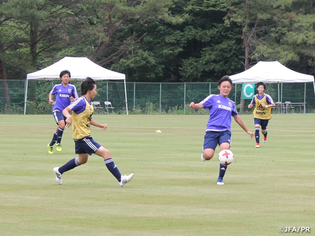 U-16日本女子代表候補、トレーニング3日目が終了