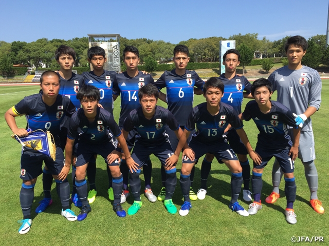 U-18日本代表 リスボン国際トーナメント第1戦　アメリカに2-0で勝利
