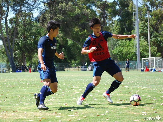 U-18日本代表、ポルトガル代表戦に向けてトレーニング  ～ 第23回U18リスボン国際トーナメント
