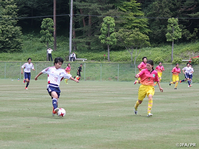 U-16日本女子代表候補、キャンプ最終日にトレーニングマッチを行う