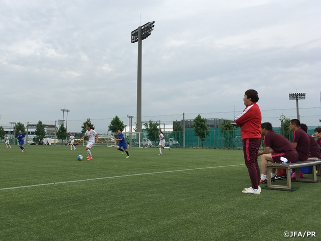 U-14 China Women's National Team holds training camp in Sakai City, Osaka