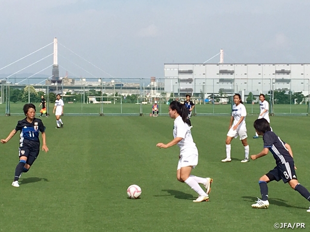 U-17日本女子代表 第13回日中韓女子(U-18)サッカー大会 第2戦　U-18中国上海女子選抜に9得点で快勝