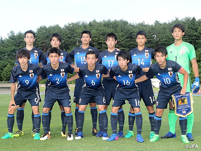 U-17日本代表  惜しくも引き分けでスタート【第21回国際ユースサッカー in 新潟】