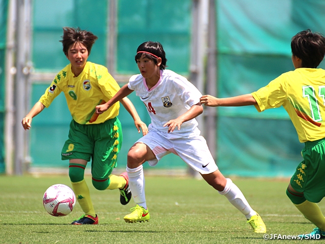 U-16日本女子代表の2選手が出場選手にエールを送る　第22回全日本女子ユース（U-15）サッカー選手権大会