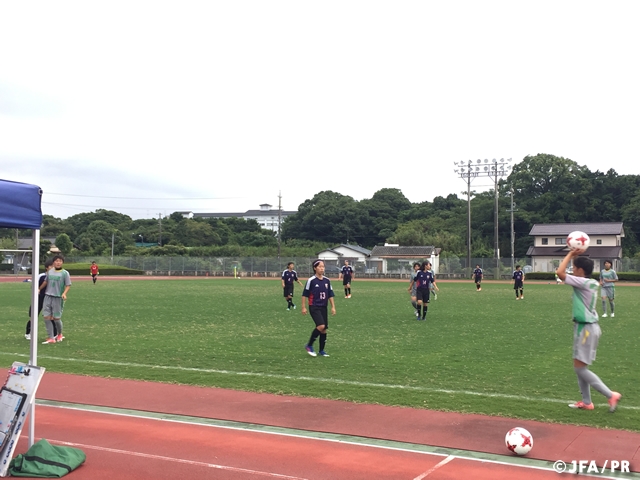 U-16日本女子代表候補　帝京長岡高等学校とトレーニングマッチを実施