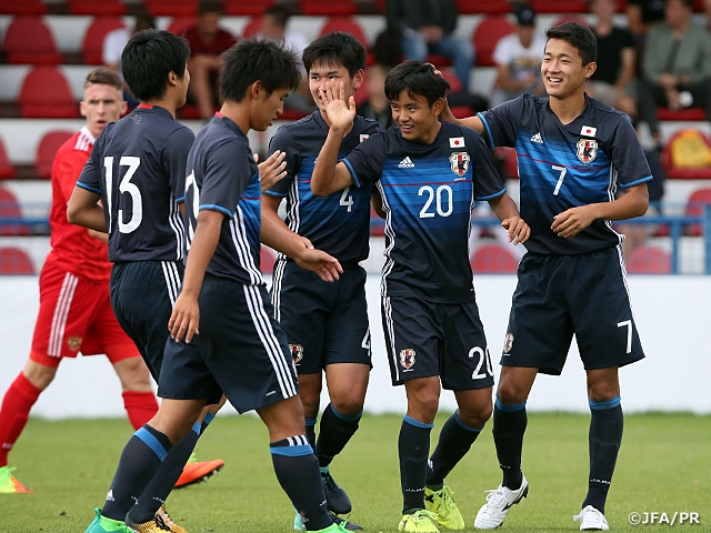 U-17日本代表　第24回バツラフ・イェジェク国際ユーストーナメント　初戦を飾る