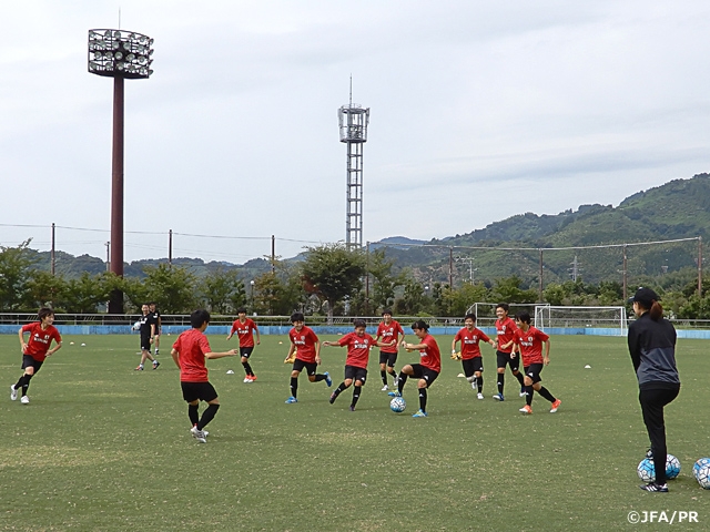 U-16日本女子代表　AFC U-16女子選手権タイ2017　国内直前キャンプを終える