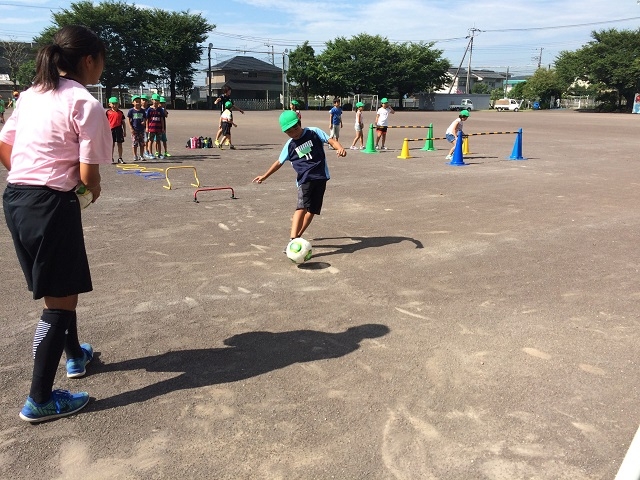 夏休み学童サッカー教室　～JFAアカデミー福島ダイアリー～