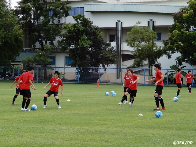 U-16日本女子代表　AFC U-16女子選手権タイ2017　開催国タイでトレーニングを開始