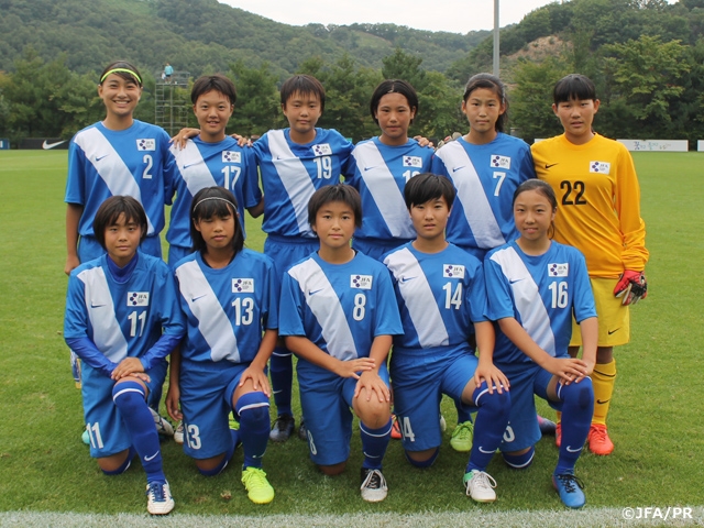 JFAエリートプログラム女子U-13　第2戦にも勝利して韓国遠征を終える