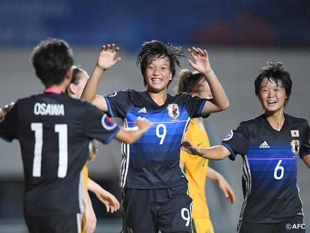 U-16日本女子代表 グループリーグ初戦5-0で勝利～AFC U-16女子選手権タイ 2017～