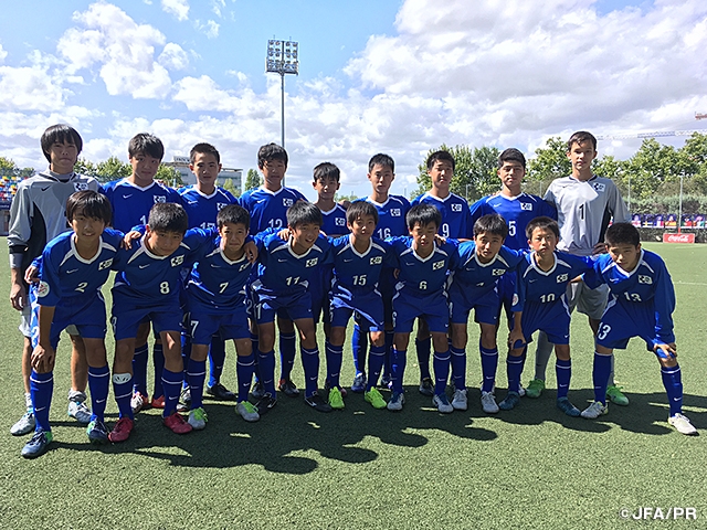 JFAエリートプログラムU-13 スペイン遠征　1勝2引き分けで決勝トーナメントへ