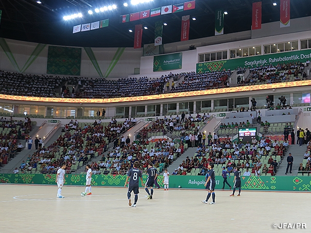 Japan Women's Futsal National Team get off to excellent start for fourth consecutive title with opening-match win over China ～ The 5th Asian Indoor and Martial Arts Games Ashgabat 2017