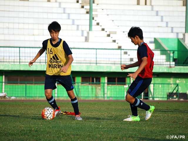U-15日本代表　AFC U-16選手権2018予選の開催地インドネシア・ブカシに到着