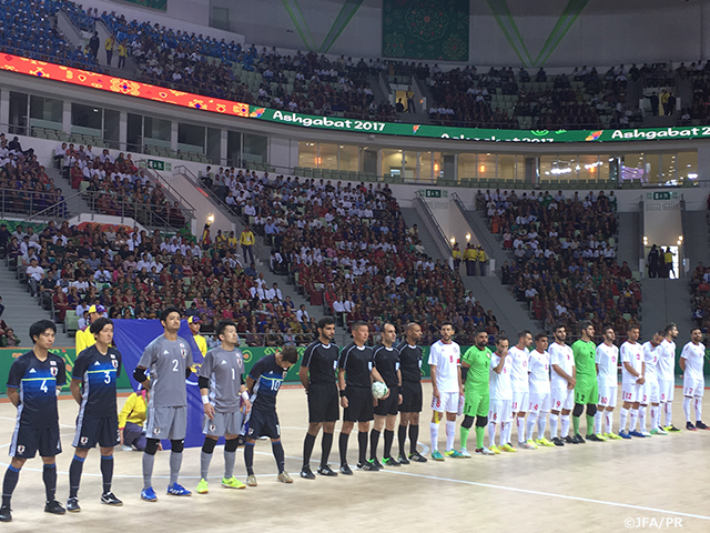 Japan Futsal National Team win opening match against Lebanon ～ The 5th Asian Indoor and Martial Arts Games Ashgabat 2017