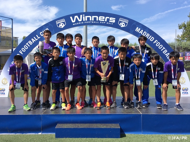 JFA Elite Programme U-13 holds overseas tour in Spain and U-13 selection team finish third in Madrid Cup