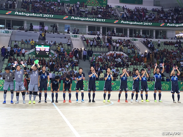 Japan Futsal National Team beat Thailand and reach quarter-finals by topping Group C 〜 The 5th Asian Indoor and Martial Arts Games Ashgabat 2017