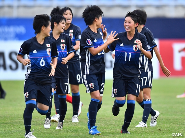 U-16日本女子代表 中国に勝利し、FIFAU-17女子ワールドカップ出場権を獲得　～AFCU-16女子選手権タイ2017～