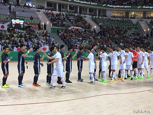 Japan Futsal National Team beat Jordan 4-1 in quarter-finals 〜 The 5th Asian Indoor and Martial Arts Games Ashgabat 2017