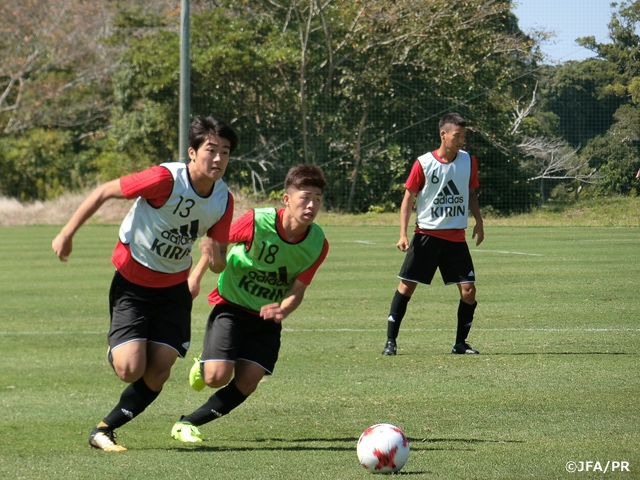 U-17日本代表　攻守における連携を確認