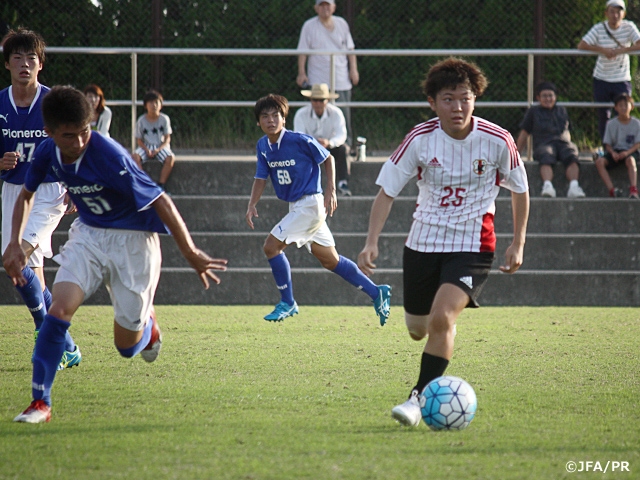 U-19日本女子代表　和歌山県の田辺高校（男子）とトレーニングマッチを行う ～AFC U-19女子選手権中国2017～