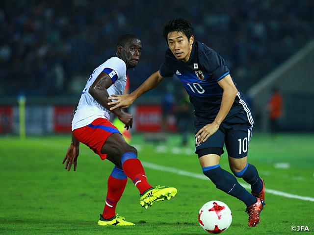 SAMURAI BLUE draw with Haiti with Kagawa's late goal in KIRIN CHALLENGE CUP 2017