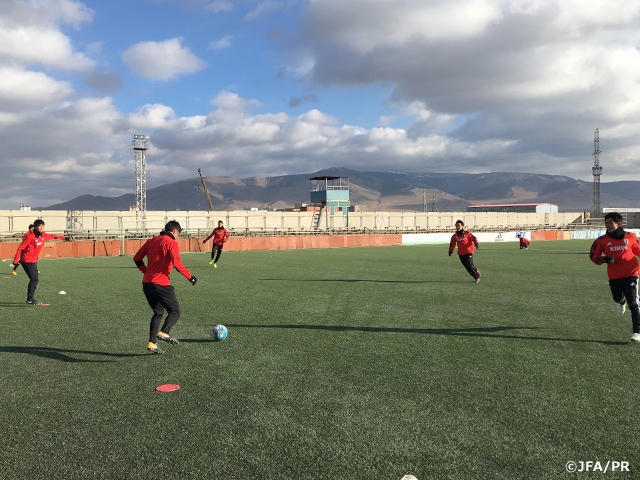 U-18日本代表　予選会場となるモンゴルに入り、トレーニングを開始～AFC U-19選手権2018　予選グループI（11/4～8＠モンゴル）