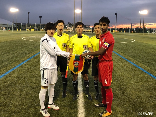 U-19ミャンマー代表のトレーニングキャンプを受け入れ（10/11～21＠J-GREEN堺）