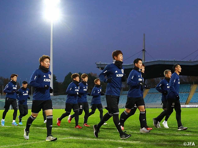 全員が揃ったSAMURAI BLUE、状態別で調整