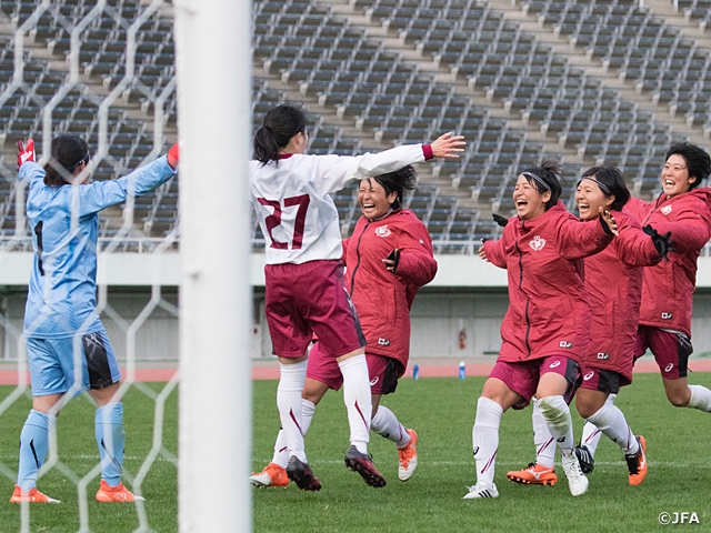 Waseda University beat former champions on penalties, all eight quarter-finalists decided in 39th Empress's Cup All Japan Women's Football Tournament