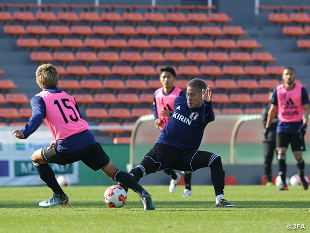 SAMURAI BLUE、実戦形式で練習 ～EAFF E-1 サッカー選手権 2017 決勝大会（12/9～16）～