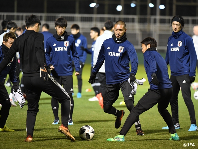 SAMURAI BLUE、非公開練習でプレーを確認 ～EAFF E-1 サッカー選手権 2017 決勝大会（12/9～16）～