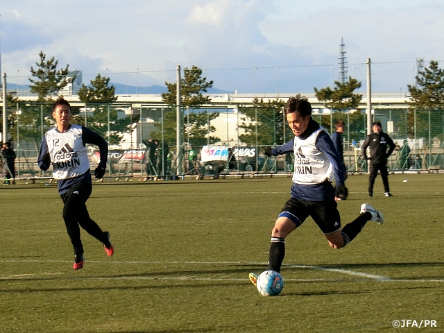 U-21日本代表　寒空の下、二部練習～AFC U-23選手権中国2018