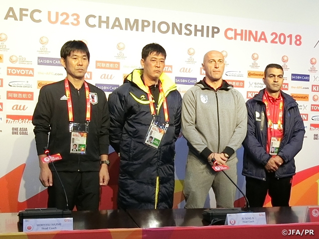 自信を持ってトライを　U-21日本代表、AFC U-23選手権中国2018初戦に挑む